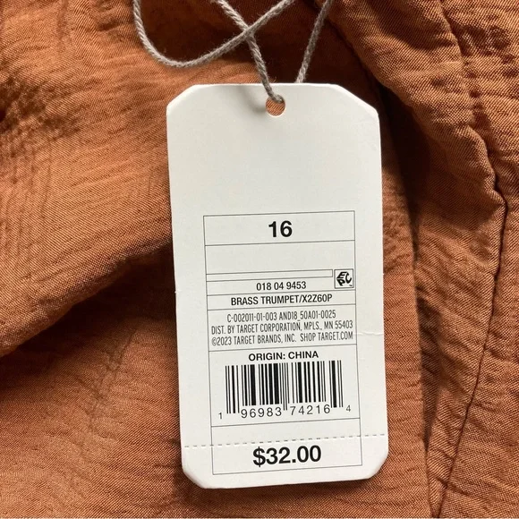 NWOT a new day wide leg pleated trouser size 16 - Picture 4 of 8